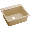 Elkay ELG2522SD0 Elkay Quartz Classic 25' x 22' x 9-1/2' Single Bowl Top Mount Sink, Sand