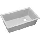 Elkay ELGU13322WH0 Elkay Quartz Classic 33' x 18-3/4' x 9-1/2' Single Bowl Undermount Sink, White