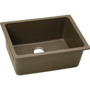 Elkay ELGU2522MC0 Elkay Quartz Classic 25' x 18-1/2' x 9-1/2' Single Bowl Undermount Sink, Mocha
