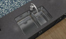 Elkay ELUH3121R 18 Gauge Stainless Steel 30.75' x 21' x 9.875' Double Bowl Undermount Kitchen Sink