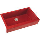 Elkay ELXUFP3620MA0 Elkay Quartz Luxe 35-7/8' x 20-15/16' x 9' Single Bowl Farmhouse Sink with Perfect Drain, Maraschino