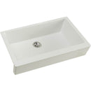 Elkay ELXUFP3620RT0 Elkay Quartz Luxe 35-7/8' x 20-15/16' x 9' Single Bowl Farmhouse Sink with Perfect Drain, Ricotta