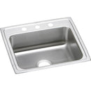 Elkay LR2219MR2 18 Gauge Stainless Steel 22' x 19.5' x 7.625' Single Bowl Top Mount Kitchen Sink