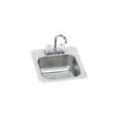 Elkay BCR150 20 Gauge Stainless Steel 15' x 15' x 6.125' Single Bowl Top Mount Bar/Prep Sink