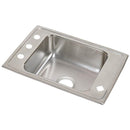 Elkay DRKAD251760FR4 18 Gauge Stainless Steel 25' x 17' x 6' Single Bowl Top Mount Sink