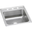 Elkay LR20223 18 Gauge Stainless Steel 19.5' x 22' x 7.625' Single Bowl Top Mount Kitchen Sink