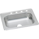 Elkay K125220 23 Gauge Stainless Steel 25" x 22" x 6.0625" Single Bowl Top Mount Kitchen Sink