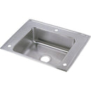 Elkay DRKAD282240LC 18 Gauge Stainless Steel 28' x 22' x 4' Single Bowl Top Mount Sink Kit