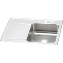 Elkay ILR3322R4 18 Gauge Stainless Steel 33' x 22' x 7.625' Single Bowl Top Mount Kitchen Sink