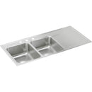Elkay ILR4822L1 18 Gauge Stainless Steel 48' x 22' x 7.625' Double Bowl Top Mount Kitchen Sink