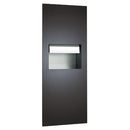 ASI 64696A-41 Piatto Recessed Automatic Roll Paper Towel Dispenser (Battery Operated), Black Phenolic Door, 16-1/16" x 41-1/4" x 9-11/16"