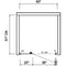 Scranton Toilet Partition, 1 ADA Between Wall Compartment, Plastic, 60"W x 61"D, BWADA-PL-SCRANTON