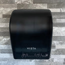 VISTA Mechanical Auto Cut Roll Towel Dispenser, Black Translucent - PT2004