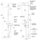 Guardian G1902HFC Safety Station with Eyewash Station, Hand/Foot Control, Stainless Steel Bowl