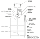 Guardian G1562 Portable Eyewash/Drench Hose Unit, 15 Gallon