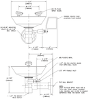 Guardian G1782 Eye/Face Wash Station, Wall Mounted, PVC Construction