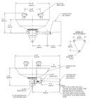 Guardian G1791 Wall-Mounted Stainless Steel Emergency Eye/Face Wash