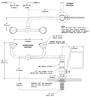 Guardian G1806 Eyewash Station, Deck Mounted, Swivel