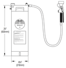 Bradley S19-670 Portable 5 Gallon Pressurized Eyewash Tank W/Drench Hose Only