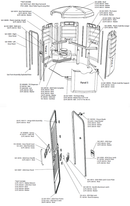 PolyJohn We'll Care Portable Restroom, ADA Compliant, SA1-1000