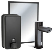 Matte Black Washroom Accessories