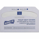 Genuine Joe GJO10150 Half-Fold Toilet Seat Covers, For Public Toilet, White, 250/Pack, 10/Carton