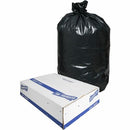 Genuine Joe GJO01532 Heavy-Duty Trash Can Liners, Medium Size, 30 Gal Capacity, 36" L x 30" W x 1.50 Mil (38 Micron) Thickness, Low-Density, Black, 100/Box