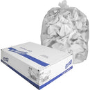Genuine Joe GJO01756 High-Density Can Liners, Small Size, 16 Gal Capacity, 32" L x 24" W x 0.31 Mil (8 Micron) Thickness, Clear, Resin, Office Waste, Industrial Trash, 20/Carton
