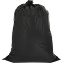 Genuine Joe GJO02311 Heavy Duty Contractor Bags, Large Size, 42 Gal Capacity, 48" L x 33" W x 2.50 Mil (63 Micron) Thickness, Low-Density, Black, Kitchen, 20/Box