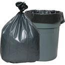 Genuine Joe GJO70342 Maximum Strength Trash Can Liner, Large Size, 45 Gal Capacity, 46" L x 39" W x 1.55 Mil (39 Micron) Thickness, Low-Density, Black, Recycled, 50/Carton