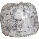 Genuine Joe GJO01015 Clear Trash Can Liners, 45 Gal Capacity, 46" L x 40" W x 0.60 Mil (15 Micron) Thickness, Low-Density, Film, Multipurpose, Recycled, 250/Box