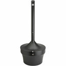 Genuine Joe GJO58891 4.25 Gal Fire-Safe Smoking Receptacle, 4.25 Gal Capacity, Powder Coated, Durable, Weather Resistant, Fire-Safe, Handle, 37" Height x 16" Width, Black