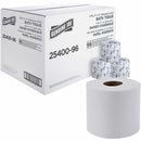 Genuine Joe GJO2540096 2-Ply Standard Bath Tissue Rolls, 3" Width x 4" Length, 400 Sheets/Roll, 1 5/8" Core, White, 96/Carton