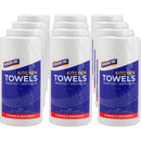 Genuine Joe GJO25012 Kitchen Roll Towels, 2 Ply, 8" Width x 11" Length, 250 Sheets/Roll, 1 5/8" Core, White, Paper, 12/Carton