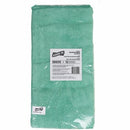 Genuine Joe GJO39505CT General Purpose Microfiber Cloth, 16" L x 16" W, Dust Remover, Dirt Remover, Green, 12/Bag, 15/Carton