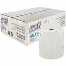 Genuine Joe GJO96850 Solutions Hardwound Paper Towels, 1 Ply, 7" Width x 850 Ft Length, White, Virgin Fiber, 6/Carton
