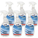 Genuine Joe GJO99668CT Peroxide-Powered Bathroom Cleaner, Ready-To-Use, 32 Fl Oz (1 Quart), Soap Scum Remover, Clear, 6/Carton
