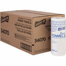 Genuine Joe GJO34070 Kitchen Roll Towels, 2 Ply, 9" Width x 11" Length, 70 Sheets/Roll, White, Paper, 15/Carton