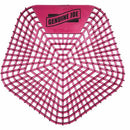 Genuine Joe GJO85188 Urinal Screens, Lasts Upto 30 Days, Dual Sided Design, Red, 10/Carton