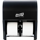 Genuine Joe GJO98214 Solutions 4-Roll Bath Tissue Dispenser, 4 x Roll, Black