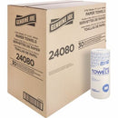 Genuine Joe GJO24080 Kitchen Roll Flexible Size Towels, 2 Ply, 1 5/8" Core, White, 30/Carton