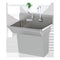 Haws 7660 - Hand Wash Sink with AXION Eye/Face Wash