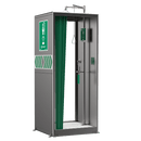 Haws 8605SS - AXION MSR Stainless Steel Booth Enclosed Shower and Eye/Face Wash