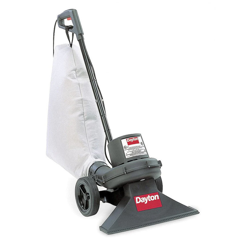 Dayton Upright Vacuum, Reusable Bag, 19 in Cleaning Path Width, 200 cfm, 19.0 lb Weight - 6H003