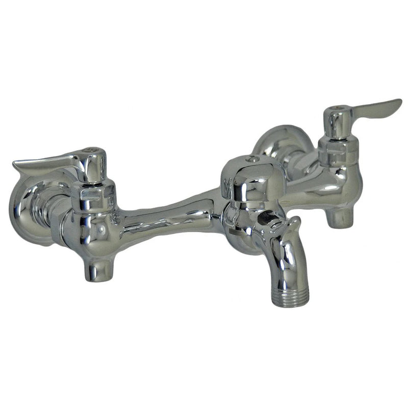 American Standard Straight Service Sink Faucet, Lever Faucet Handle Type, 20.0 gpm, Chrome - 8350243.002