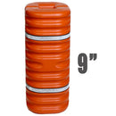 Eagle 9" Column Protector, Orange w/Reflective , Model 1709OR