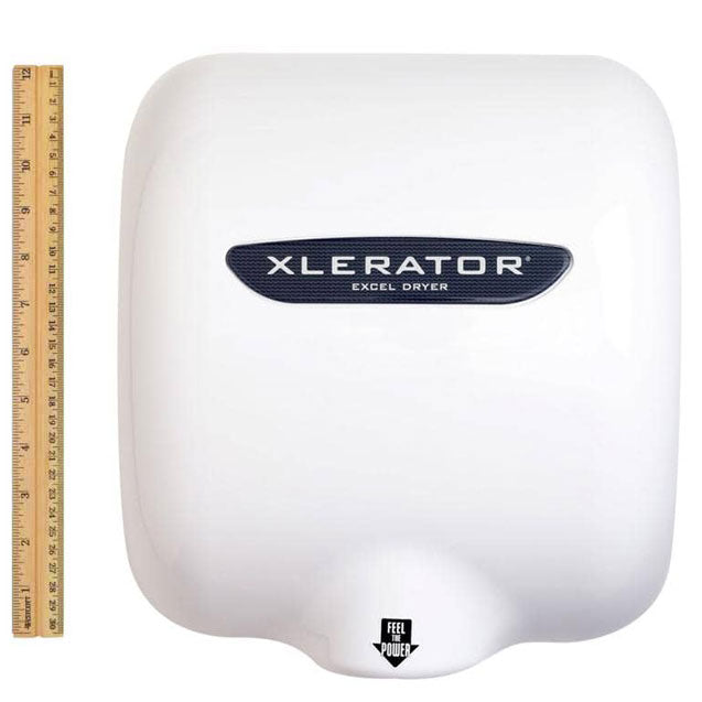 Xlerator XL-BW High Efficiency Hand Dryer, GreenSpec, White Thermoset Resin Cover