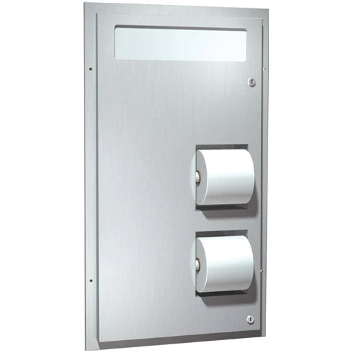 ASI 0485, Toilet Seat Cover & Toilet Paper Dispensers, Recessed