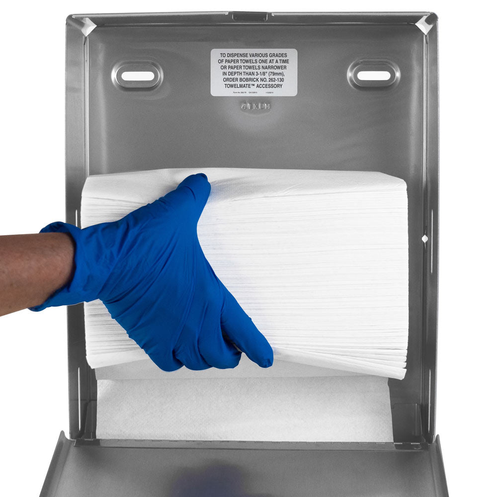 Bobrick B-262 Commercial Paper Towel Dispenser, Multi-Fold & C-Fold