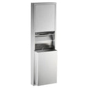 Bobrick B-3949 Surface-Mounted Convertible Paper Towel Dispenser/Waste Receptacle